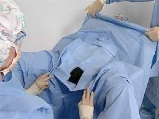 Medical Lithotomy Drape For Surgical Use
